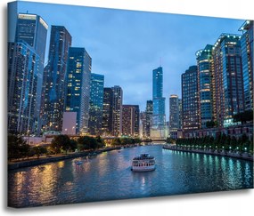 Vászonkép Chicago építészet 70X50 cm