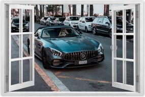 Poszterek 90x60 Fekete Bentley autó