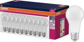 10 darabos csomag LED izzó CLASSIC A75 E27/10W/230V 4000K - Osram