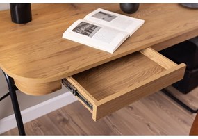 Íróasztal tölgyfa dekoros asztallappal 60x120 cm Blueton – Actona