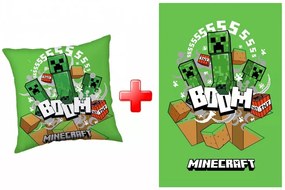 Minecraft párna és takaró szett
