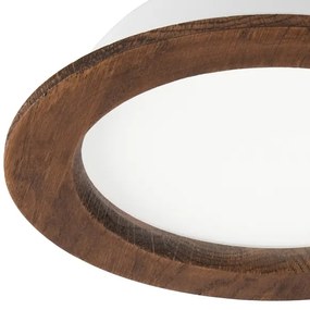 LED mennyezeti lámpa WOODY SPOT LED/16,5W/230V 4000K cseresznye Ø18,5 cm