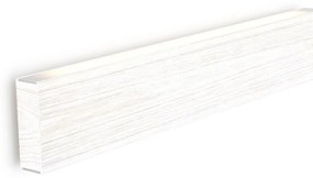 Fali lámpa LED120, külső meghajtó, szabályozható, többféle változat - TUNTO Modell: 700 mm-es tölgy, fehérre pácolt, direkt és indirekt fény