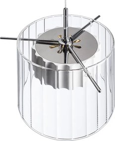 RENDL ESTRA I závěsná bílá čiré sklo 230V LED 5W 3000K