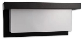 LED Kültéri fali lámpa érzékelővel LED/12W/230V IP54 fekete
