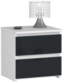Éjjeliszekrény Cleania CL2 (fényes grafit). Akció -15%. 1069508