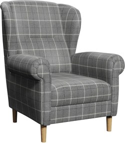 Szürke füles fotel Swan – Ropez