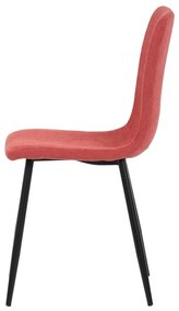 Piros Kordbársony Étkezőszék. DCL-964 RED2