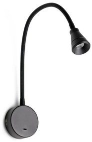 FARO 41030 - LED flexibilis lámpa BEL LED/3W/230V fekete