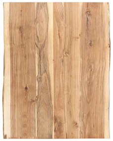 tömör akácfa asztallap 80 x (50-60) x 3,8 cm
