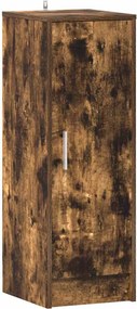 vidaXL füstös tölgy színű szerelt fa cipősszekrény 32 x 35 x 92 cm