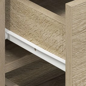 Tálaló Sonoma tölgy Szerelt fa 120 x 36 x 69 cm Tárolás
