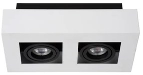 Lucide 09119/11/31 - LED spotlámpa XIRAX 2xGU10/5W/230V fehér