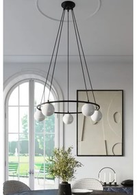 Sollux SL.1214 - Csillár zsinóron YOLI 5xG9/8W/230V fekete