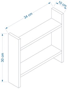 Konyhai polc Denver Atlantic Pine
