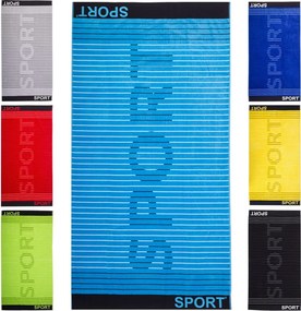 Sport Világos kék strandtörölköző