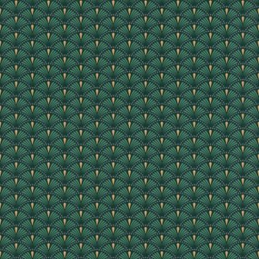 Sansa 637915 geometrikus art deco fali tapéta Rasch