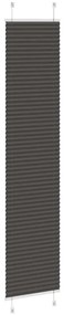 pliszírozott redőny fekete 40x200 cm szövetszélesség 39,4 cm