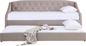 Kihúzható ágy, barnásszürke Taupe, ALODA