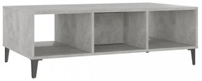 betonszürke szerelt fa dohányzóasztal 103,5 x 60 x 35 cm