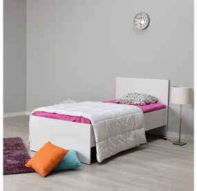 Egyszemélyes ágy 90 cm Vobima 1 (fehér) (ágyráccsal). 1094823