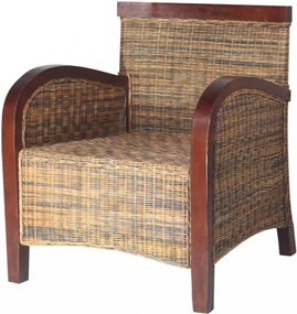 kézzel font rattan karosszék