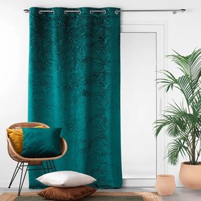 Kék bársony függöny 140x240 cm Analia – douceur d'intérieur