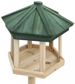 álló tömör fenyőfa madáretető 33 x 110 cm