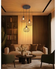 Globo 33379311 - Zsinóros függőlámpa MATEO 3xE27/40W/230V