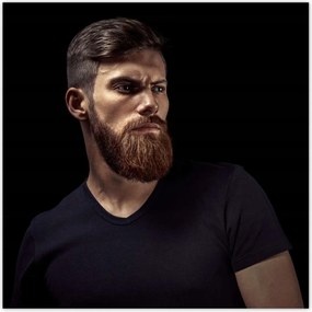 Poszterek 30x30 Egy jóképű úr portréja