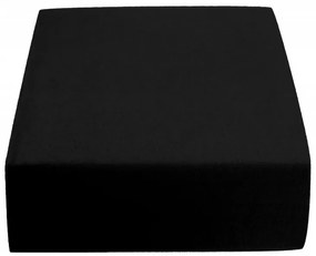 Ágynemű Jersey fekete TiaHome - 90x200cm