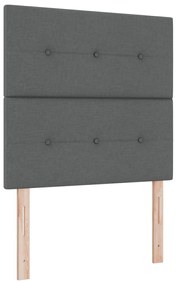 Fejtámla Gombos Steppelt Sötétszürke 80 cm Szövet