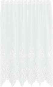 vidaXL Csipkés Függöny függönyökkel Fehér 140 x 150 cm Poliészter