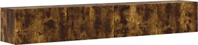 vidaXL TV Fali Szekrény 2 pcs Füstölt tölgy 98 x 31 x 29,5 cm Faanyag