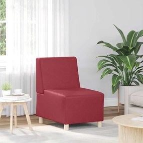 bordó műbőr kanapéfotel 55 cm