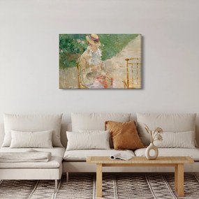Kép - Berthe Morisot, Young Woman Knitting, reprodukciók (90x60 cm)