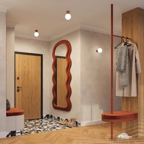 Narancssárga fali lámpa ø 12 cm Orbital – Sollux