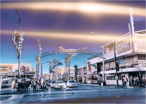 Kép egy utcáról Las Vegasban (70x50 cm)