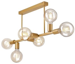 ASTRID mennyezeti lámpa 6xE27/60W/230V arany színben