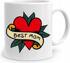 Születésnapi Ajándék Bögre Anyukáknak Best Mom fényképes nyomtatással