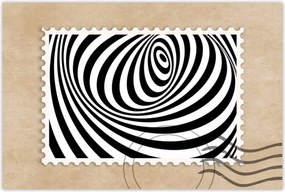 Poszterek 90x60 Absztrakt fekete-fehér