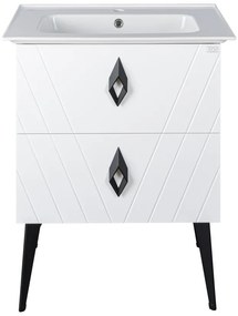 TMP KEOPS álló fürdőszobabútor - CeraStyle BLUE 70 - 42200 mosdóval - 70 x 47 cm