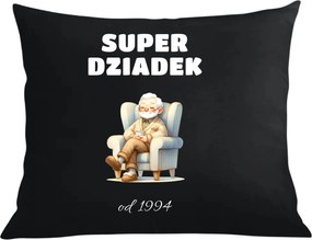 Párna párnahuzat nagypapának Szuper nagypapa (születési év) Ajándék