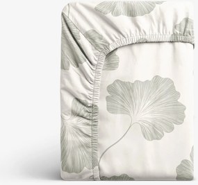 Goldea pamut gumis lepedő - ginkgo levelek 140 x 200 cm