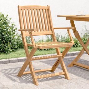 vidaXL 4 db összecsukható tömör akácfa kerti szék 57,5x54,5x90 cm