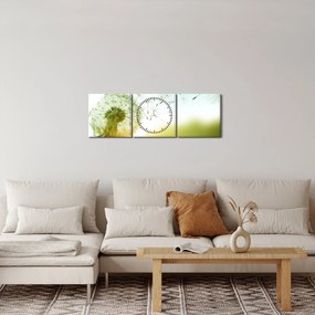Kép - Pitypang a szélben (órával) (90x30 cm)