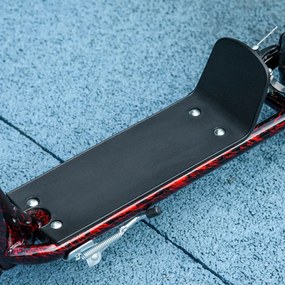 AIYAPLAY gyerek roller, állítható magasságú roller gyerekeknek, fékkel, acél, műanyag, piros