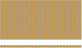 Behúzható napellenző Sokszínű 600 × 350 cm Poliészter és acél