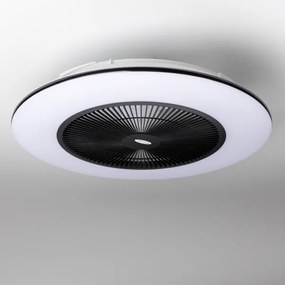 Brilagi - LED Dimmelhető lámpa ventilátorral AURA LED/38W/230V fekete + távirányító