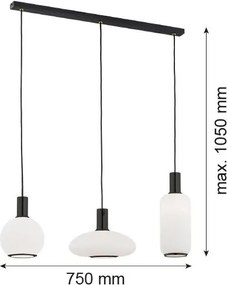 Argon SAGUNTO 6324 Függőlámpa 3x15W/E27 IP20